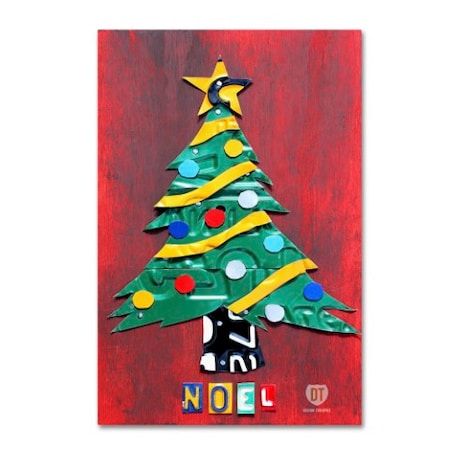 Design Turnpike 'Noel Christmas Tree' Canvas Art,30x47